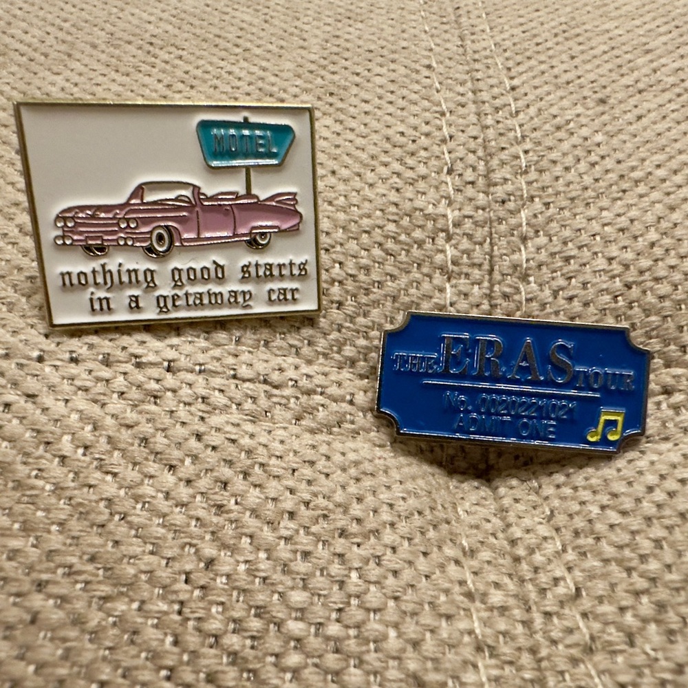 Taylor Swift Pins (set of two)